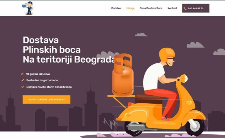 dostava plinskih boca Beograd