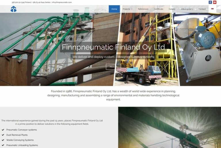 izrada sajta za transportnu agenciju