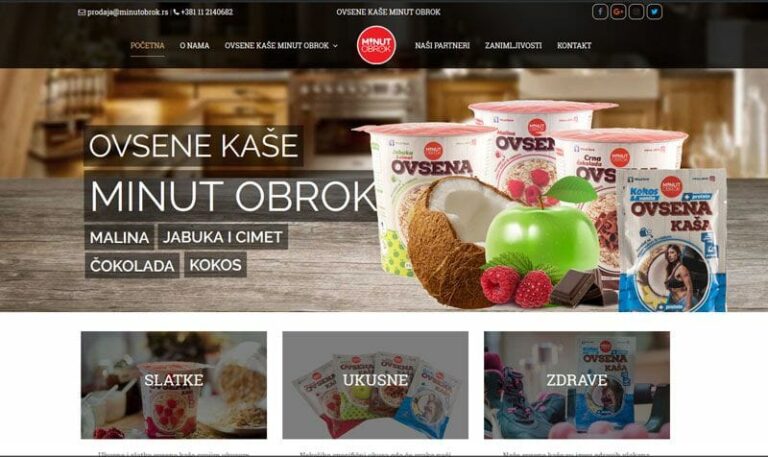 izrada sajta za ovsene kase